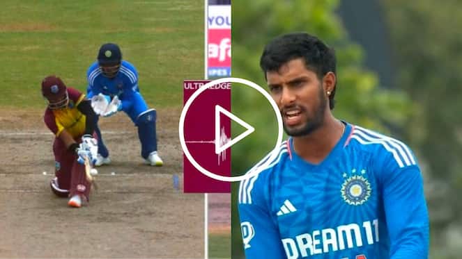 [Watch] Tilak Varma Bags Maiden International Wicket On Second Delivery